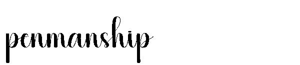 penmanship
