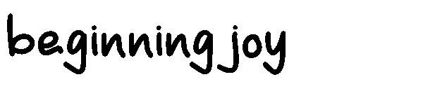 beginning joy