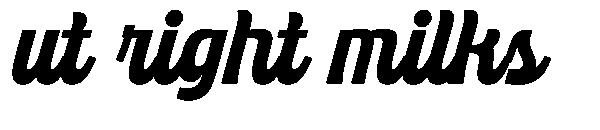 ut right milks