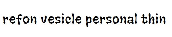 refon vesicle personal thin