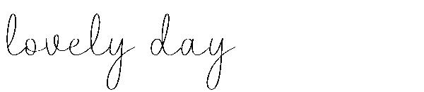 lovely day