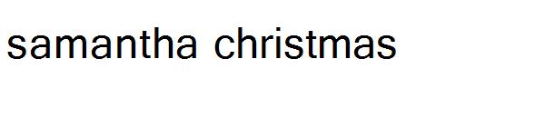 samantha christmas
