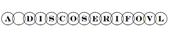 a_DiscoSerifOvl字体