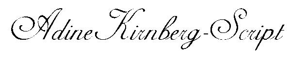 AdineKirnberg-Script字体