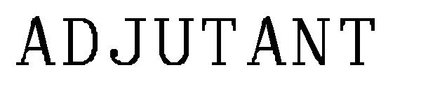 ADJUTANT字体