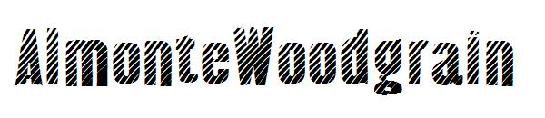 AlmonteWoodgrain字体