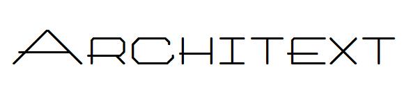 Architext字体