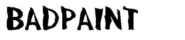 Badpaint字体