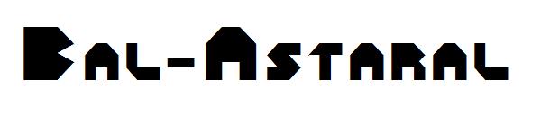 Bal-Astaral字体