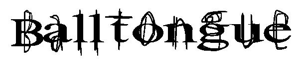 Balltongue字体