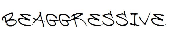 Beaggressive字体