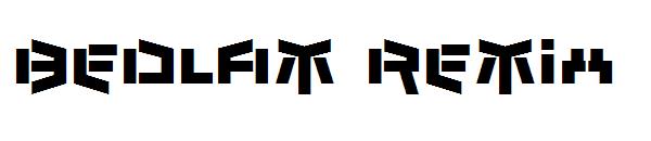 Bedlam Remix字体