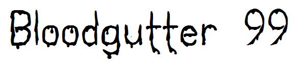 Bloodgutter 99字体