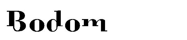 Bodom字体
