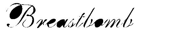 Breastbomb字体