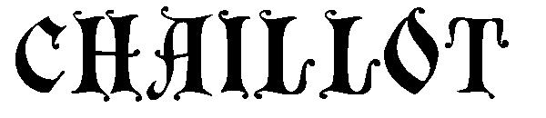 Chaillot字体