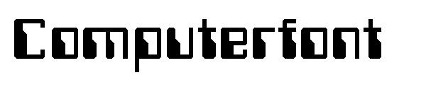 Computerfont字体
