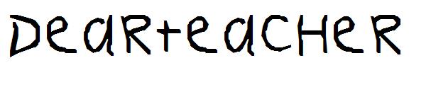 Dearteacher字体