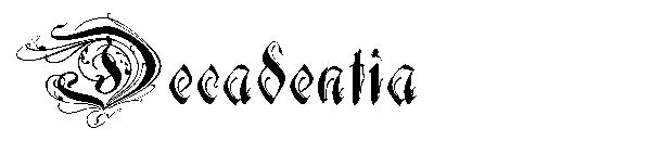 Decadentia字体