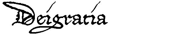 Deigratia字体