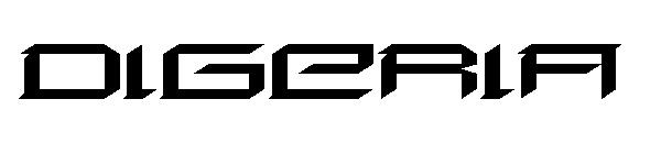 Digeria字体