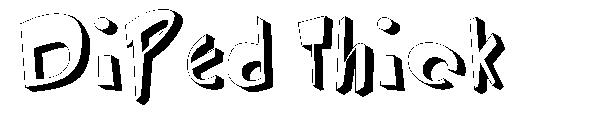 DiPed Thick字体