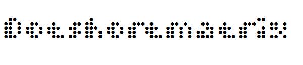 Dotshortmatrix字体