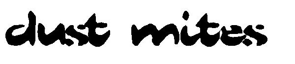 Dust Mites字体