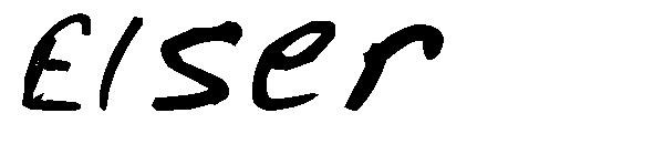 Elser字体
