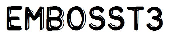 Embosst3字体