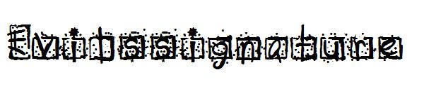 Evilssignature字体