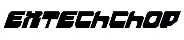 Extechchop字体