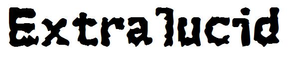 Extralucid字体
