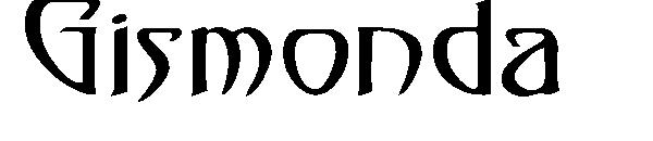 Gismonda字体