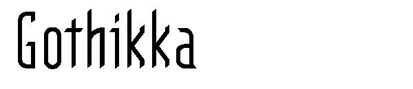 Gothikka字体