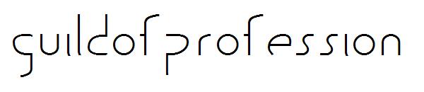 Guildofprofession字体