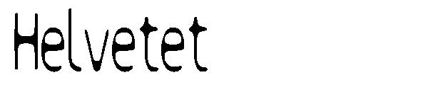 Helvetet字体