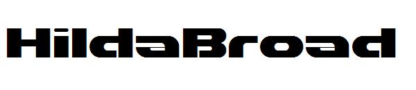 HildaBroad字体