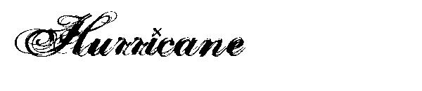 Hurricane字体