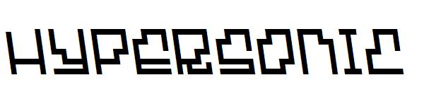 Hypersonic字体