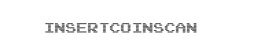Insertcoinscan字体