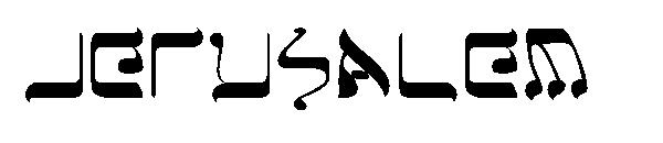 Jerusalem字体