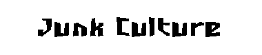Junk culture字体