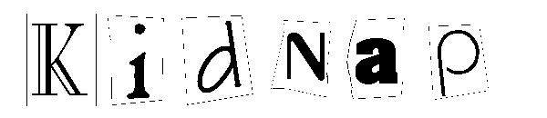 Kidnap字体