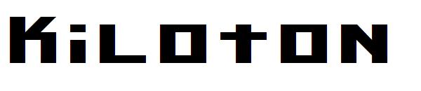 Kiloton字体