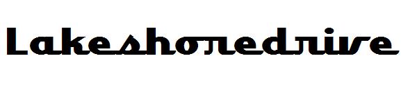 Lakeshoredrive字体