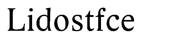 Lidostfce字体