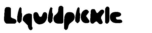 Liquidpickle字体
