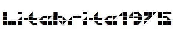 Litebrite1975字体