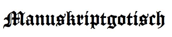 Manuskriptgotisch字体